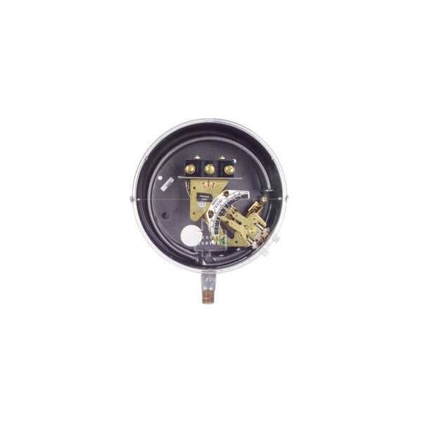 Pressure Switch, Standard, SPST, 1/4" NPT, 5 to 100 psi Range, Brass